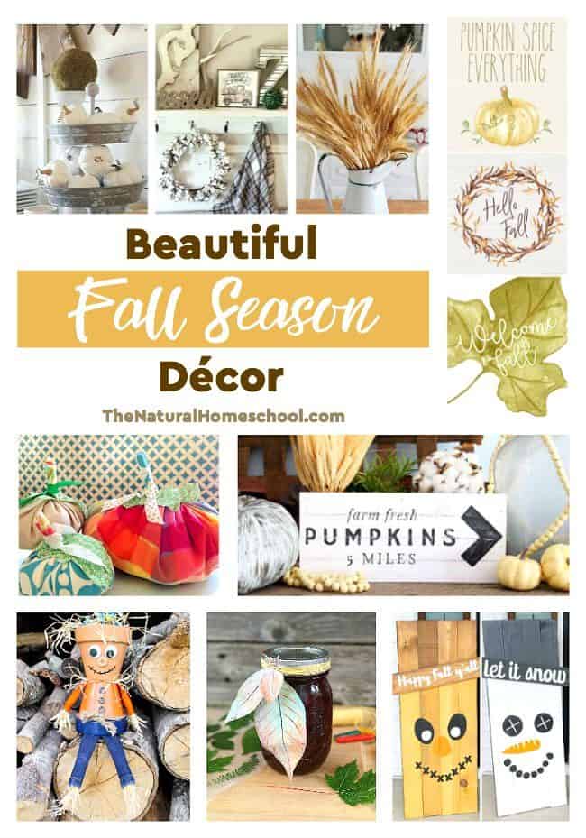 This is an awesome list of posts that bring you beautiful advice to make Fall Season Decorations a wonderful experience. Include your children in the reading. What do they think?