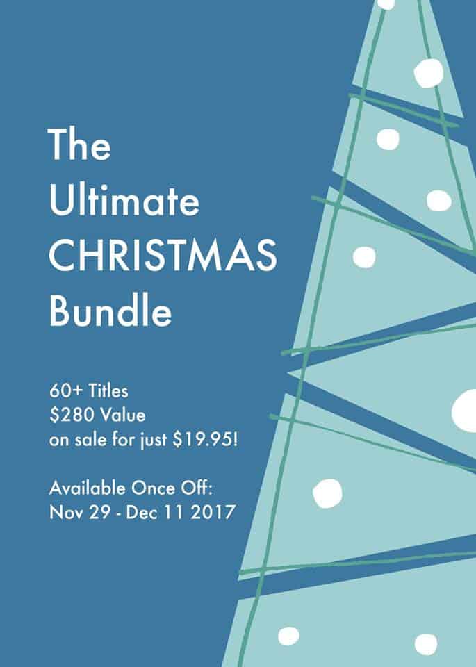 Are you ready for this amazing deal? It is called The Ultimate Christmas Bundle 2017! Save 92 %!