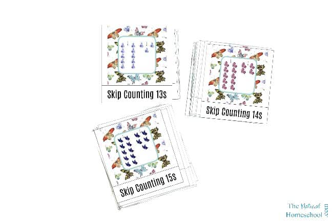 We love Math and we love the Montessori Method, so we blended the two and made some Montessori-Inspired Skip Counting Games for Kids that you and your family will enjoy using and learning from.