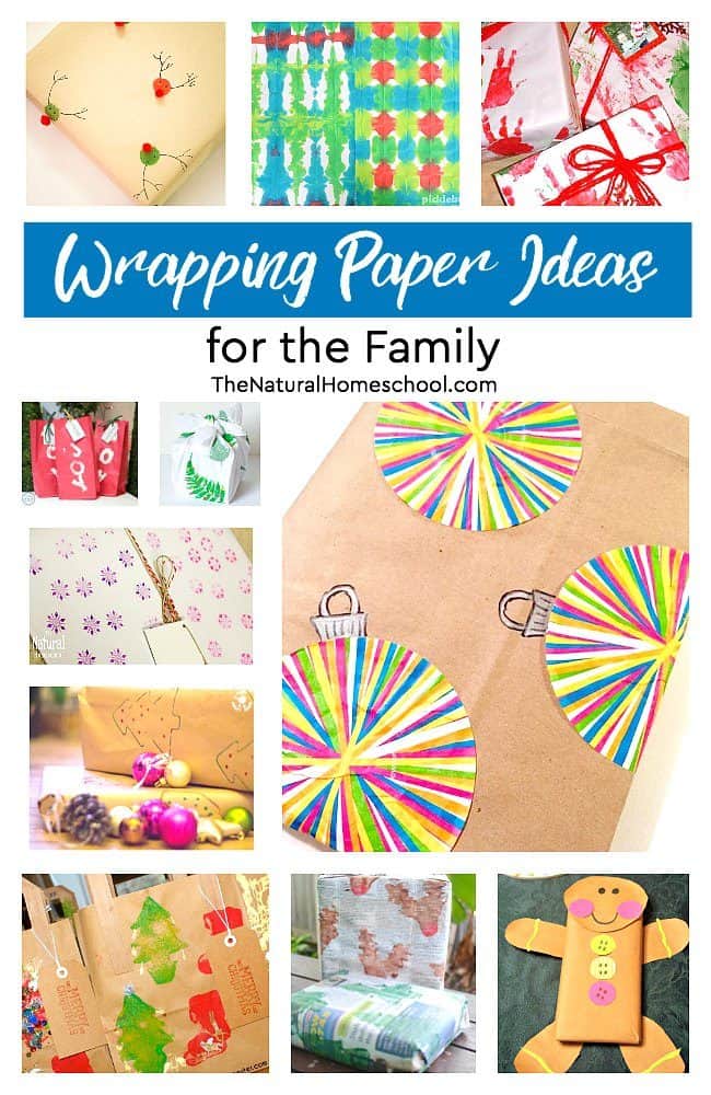 In this post, you will see some awesome and  unique wrapping paper ideas for the family. Some are handmade and kids would enjoy making them with you. No time for handmade? No worries! We also share with you some wrapping paper ideas that are popular and very different that you can just buy to make your life easier.
