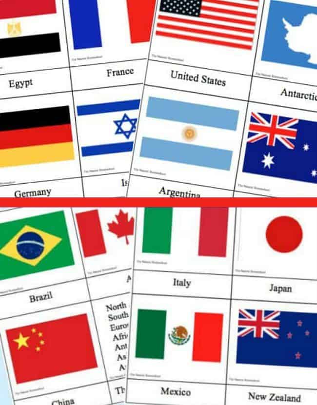 On this page, you will see all kinds of flags in the best list of printable flags activities that kids will love.