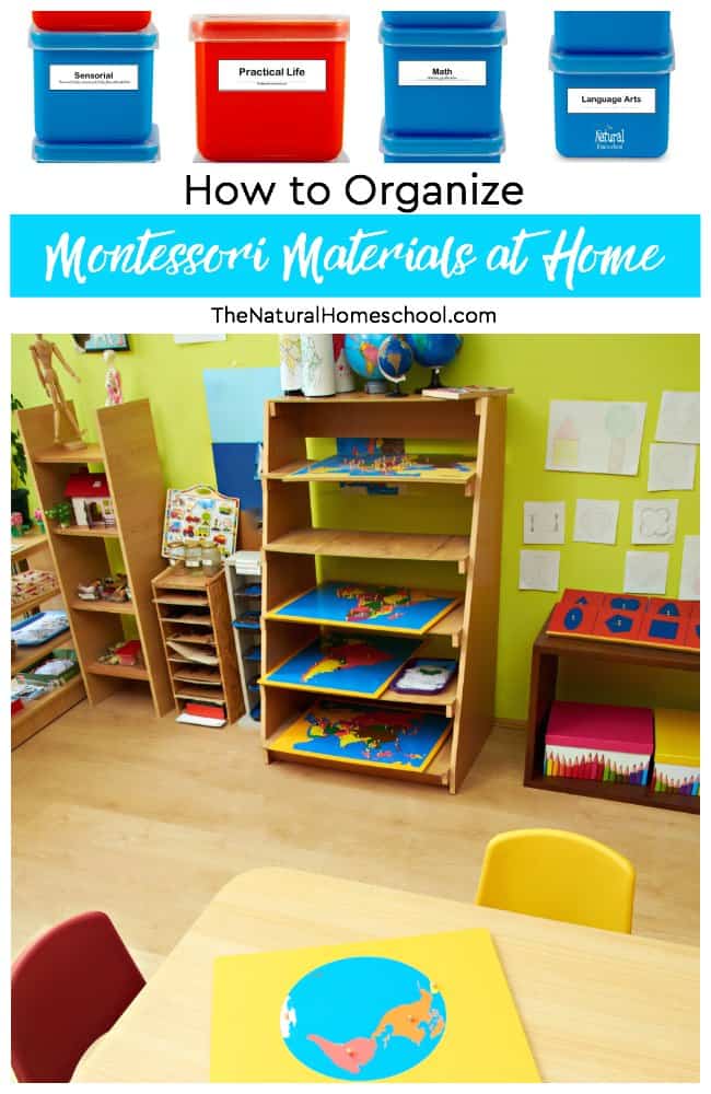 In this post, we show you how to develop your plan to keep that overwhelming bulk at bay and learn how to organize Montessori materials at home!