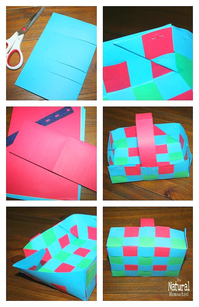 In this post, we are looking at some really fun paper weaving projects. Whether your kids just love to weave paper, laminate it and use it as a placemat or they want to go a step further and actually make a basket out of their weaved paper, they will find that this fine motor skills activity is a lot of fun!