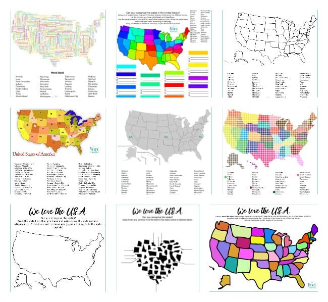 Welcome to our Tour of the USA ~ Map of the United States Printable Bundle! Let us show you this amazing unit on the beautiful country of the United States. It will make your life so much easier and your kids will learn so much with all of these wonderful activities!