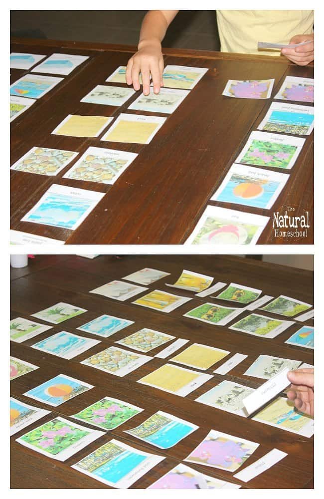 We love Summer! Here are some really fun Summer activities for kids with 3 Part Cards! You can get these awesome free Montessori printables to introduce your kids to summer words. But we go a step beyond that with a fun game. See? Montessori is for everyone!