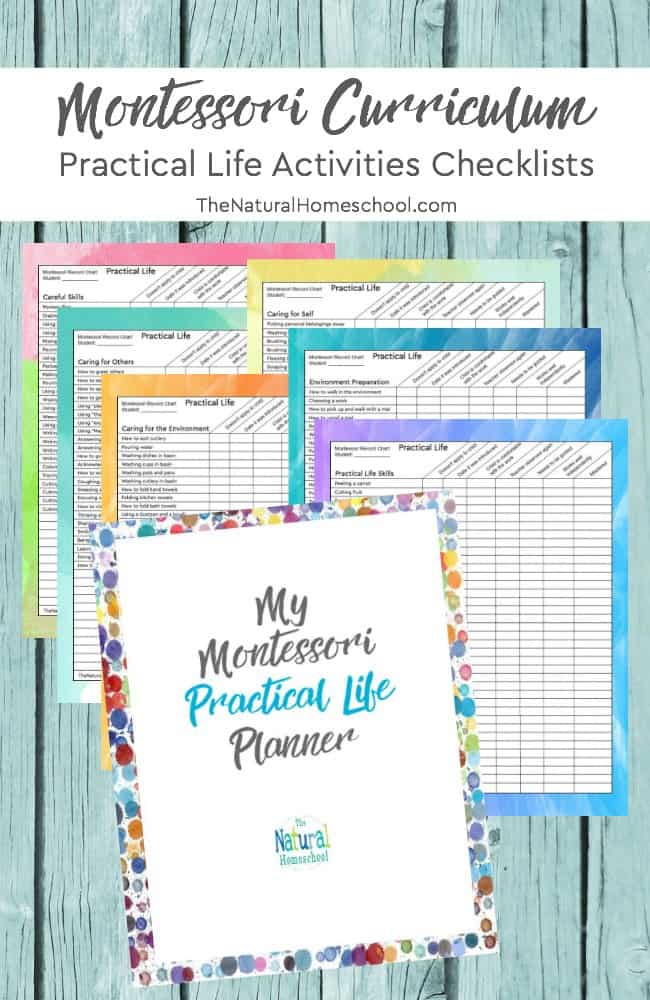 This lovely 4-planner bundle includes the complete Montessori at Home Planner (48 pages), the Montessori Curriculum Planner (5 pages), the Montessori Practical Life Planner (5 pages) and the Montessori Sensorial Planner (10 pages). It has 70 page altogether!