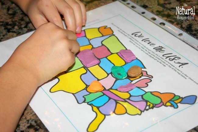Tour of the USA ~ Printable Intro Maps of the United States of America ...