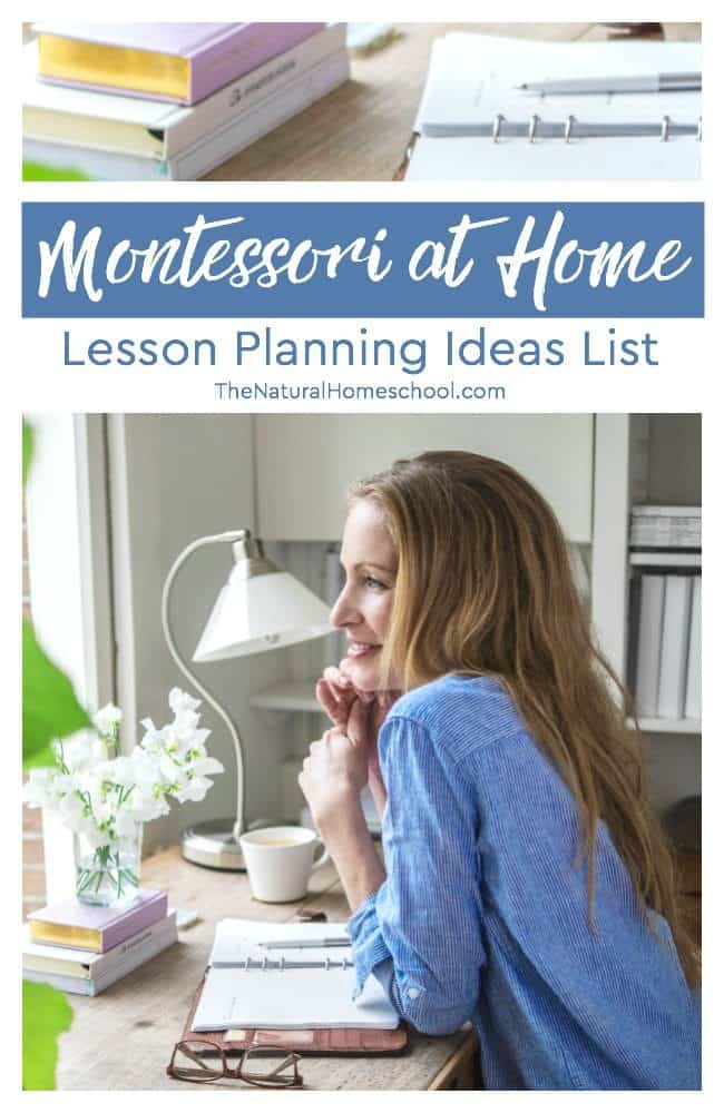 Here is a list of some great ideas on how to plan lessons for that, targeting those that are implementing Montessori at home. Come and be inspired by many moms that love this method and share their insights with you!