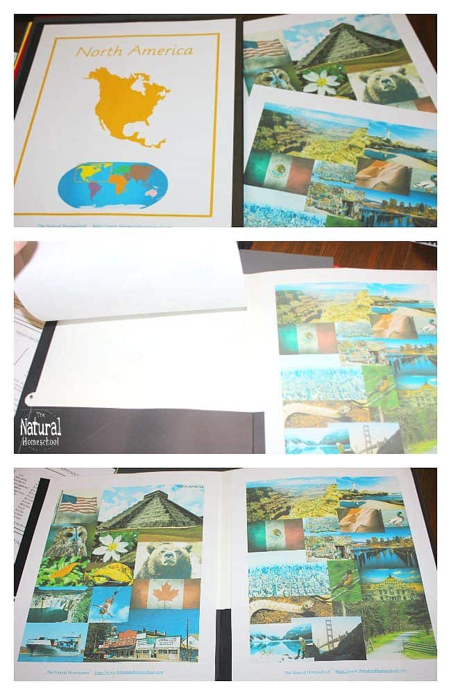 In this post, we will discuss a great way to collect and store facts on North America. It includes a free printable of our Montessori Continent Folder series!