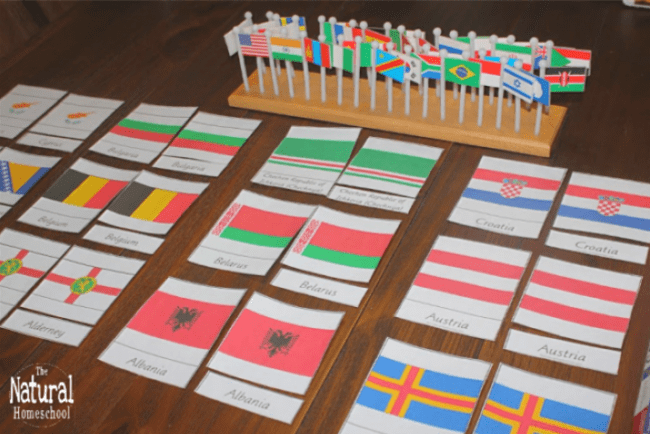 In this post, we will show you an amazing unit on 250+ Country Flags of the World that includes 500+ Printable 3-Part Cards of country flags!
