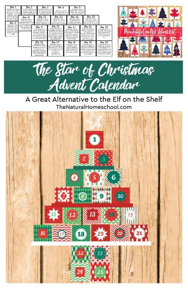 Come and take a look at this: The Star of Christmas Interactive Advent Calendar. It is a great alternative to the Elf on the Shelf, if it isn't your cup of tea.