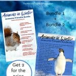 I have put together this amazing set with over 100 pages. Come take a look at how awesome these Animals in Winter duo bundle is! Get both bundles together and get 2 for the price of one!