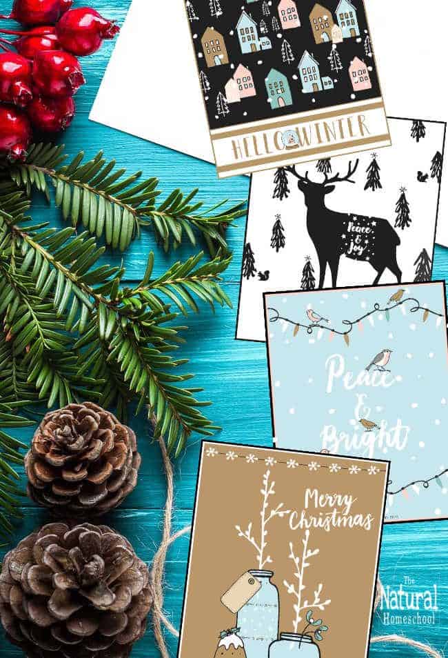 In this post, you will see everything about this beautiful Printable Christmas Cards Set!