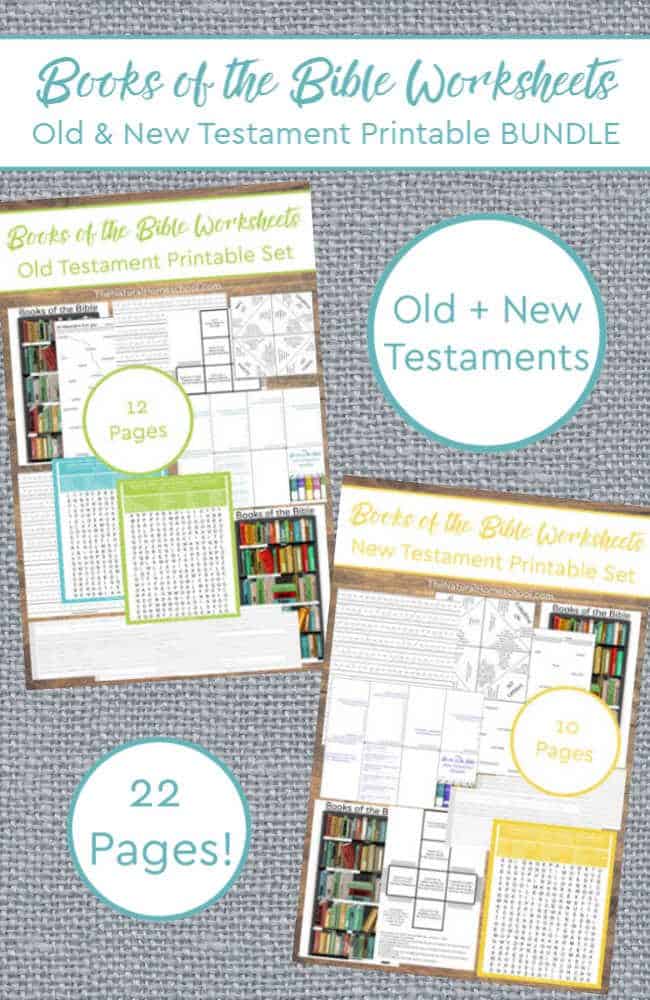 Come over to see our 16 super fun Books of the Bible Worksheets ~ Old & New Testament Printable Set! It is 22 amazing pages long!