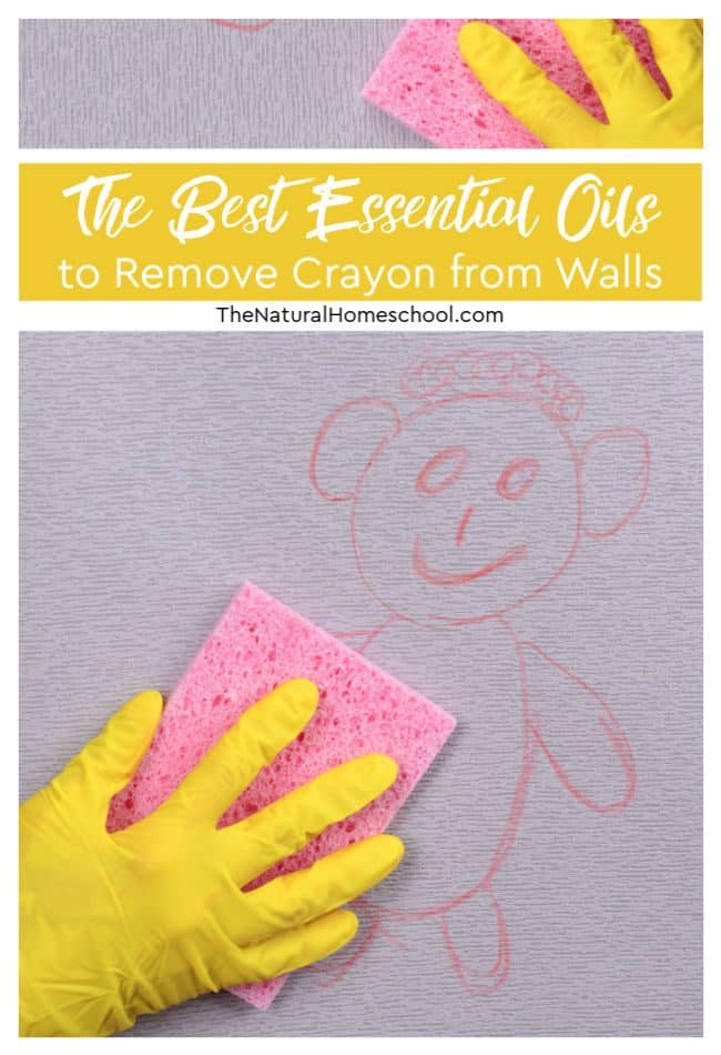 In this post, I will share with you the two awesome essential oils that I have use to remove crayon from walls. Yes! I was successful, so I am sharing the tip with you.