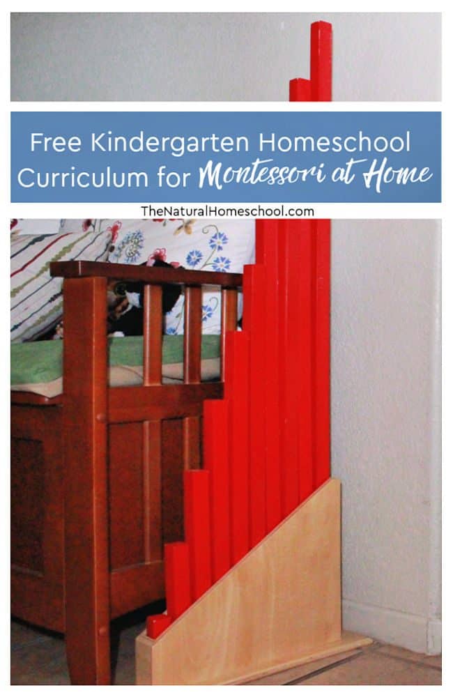 In this post, I will be sharing with you a list of free Kindergarten homeschool curriculum for doing Montessori at home. You can get it as a printable to refer to when you are teaching your lessons.