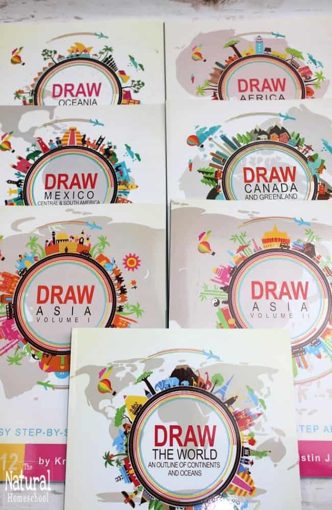 Did you know that your kids can draw the 7 continents freehand? The books that I am going to share with you are amazing! Learn geography while having fun!