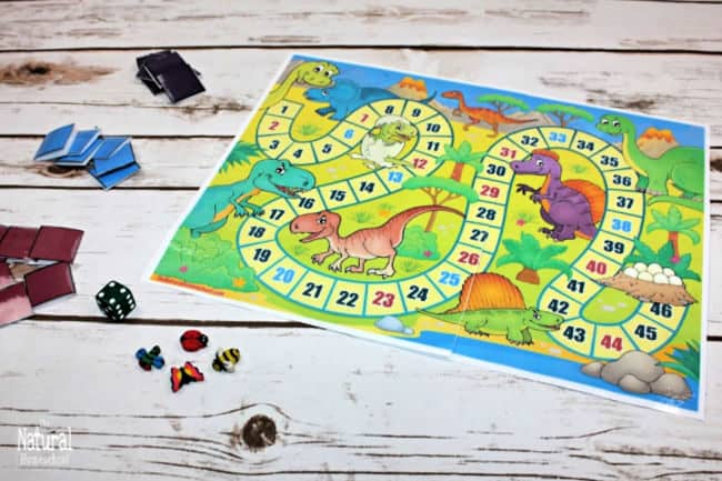This is the perfect dinosaur board game printable. You and your kids will love playing this during family fun night!