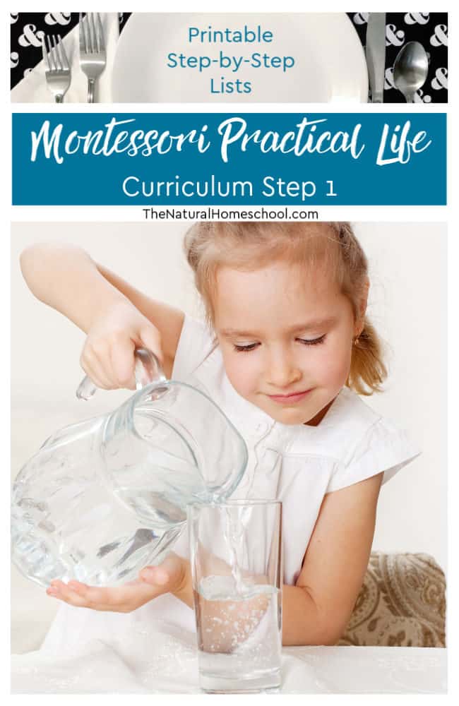 Be prepared and help your child be successful with this Montessori Practical Life Activities List #1! Start Here!