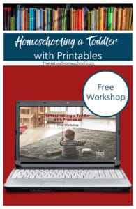 The FREE Workshop is HERE! Homeschooling a Toddler with Printables ...