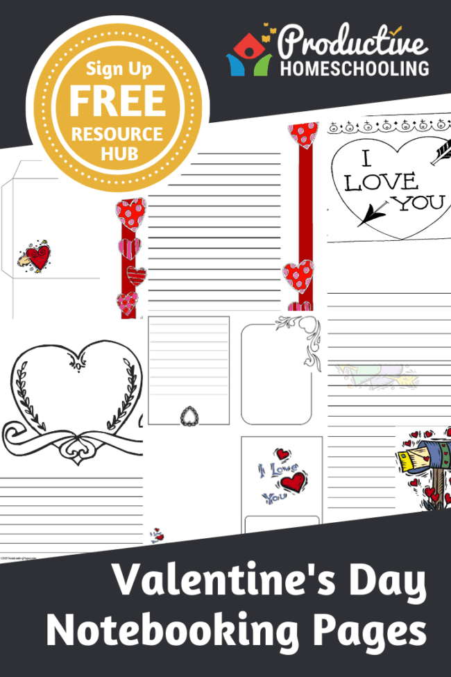 In this post, you can get some awesome free printable notebooking pages for Valentine's Day.