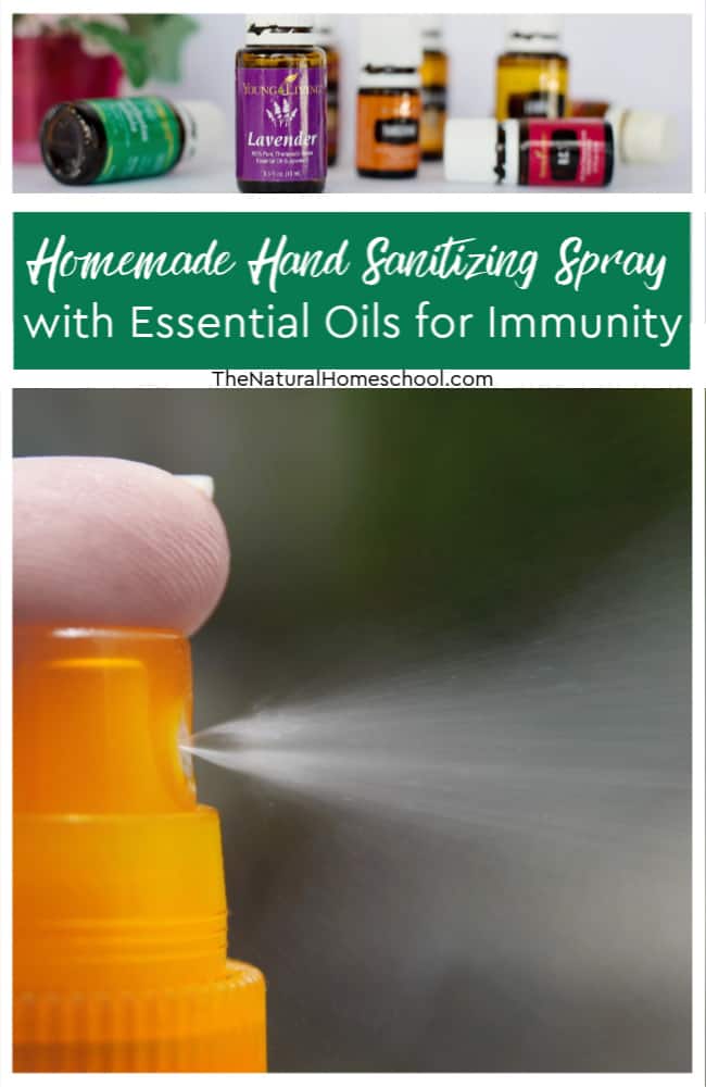 In this post, I'll show you how to make your own homemade hand sanitizing spray that is moisturizing to your skin because we use essential oils for immunity.