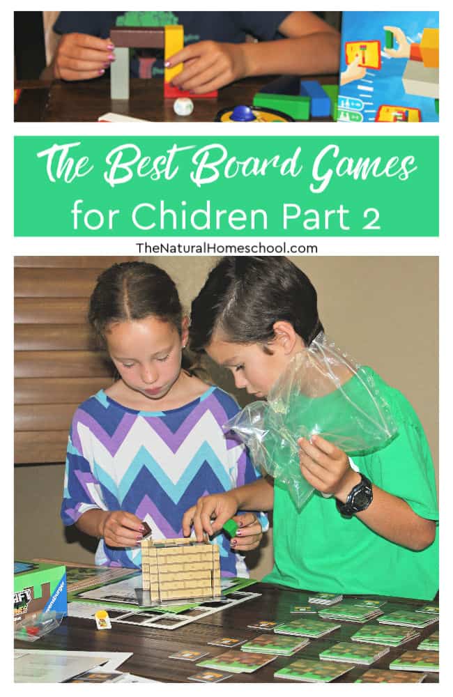 In this post, I am going to share with you MORE of the best board games for children that we have found!