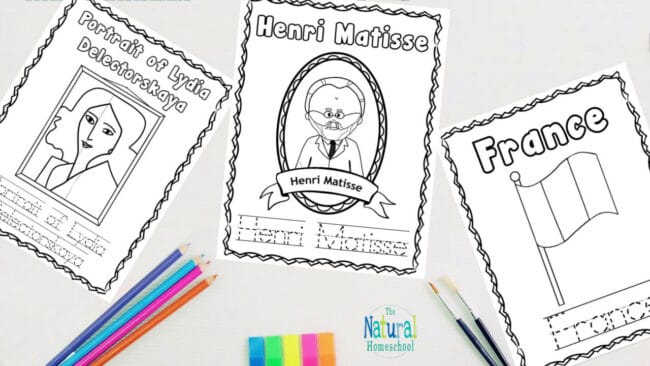 Come and check out our 30-page famous artists for kids - printable activities bundle!