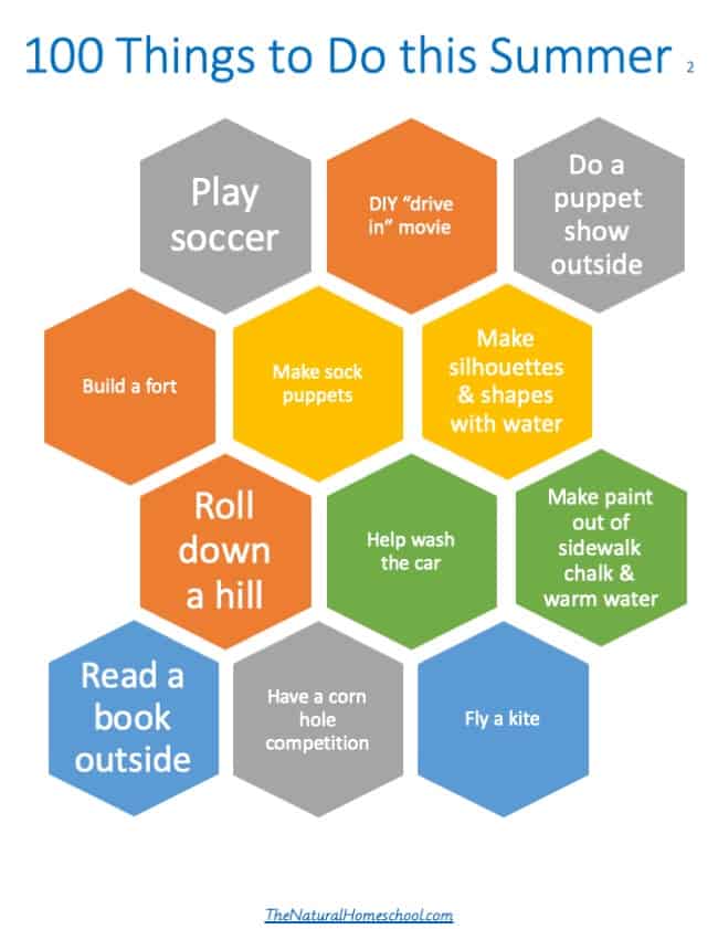 Summer is here and it's a matter of time before the kids complain saying that they are getting bored. In this post, I am going to share with you 100 activities and games to play in the summer!