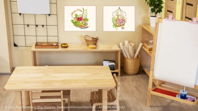Are you wondering how to decorate your Montessori environment that align with the Montessori principles? Come learn more about how to create a Montessori environment at home with beautiful decorations.