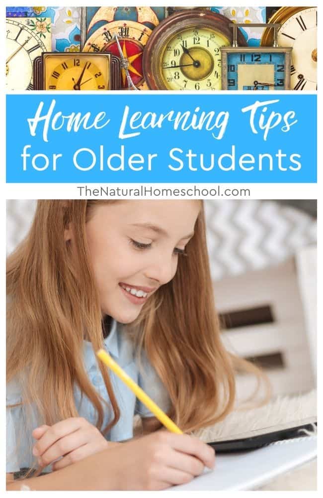 In this training, we are going to focus on home learning tips for older students (upper elementary and middle school).
