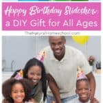 A Happy Birthday slideshow is a wonderful alternative to all material gifts - it is heartfelt, highly personal and actually very easy to create.