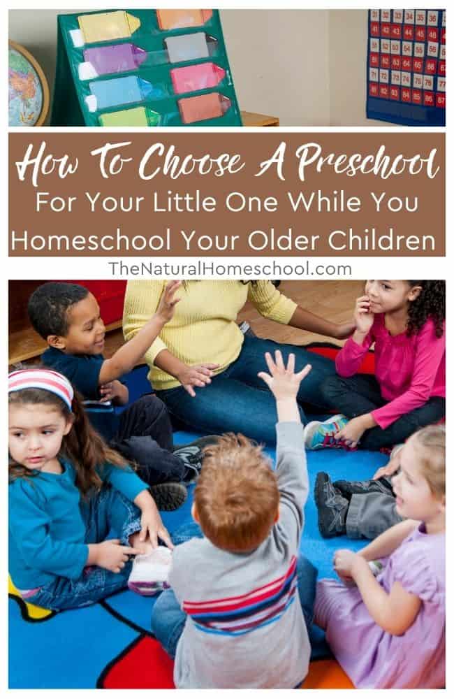 I am getting asked more by parents if it's bad to put their little ones in preschool so they can homeschool their older children. The answer is no.