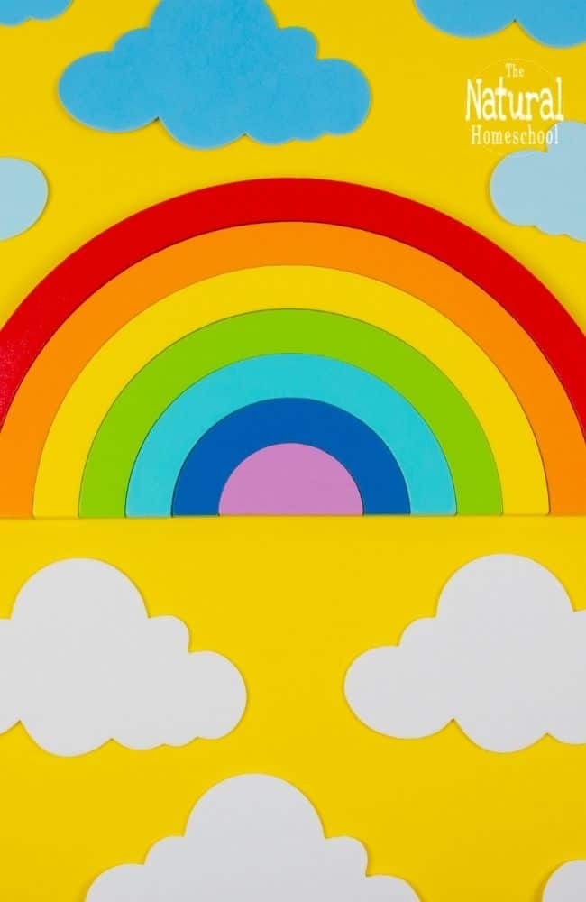 Here is an amazing list of more than fifty color & rainbow crafts & activities that you will enjoy with your kids. Take a look!