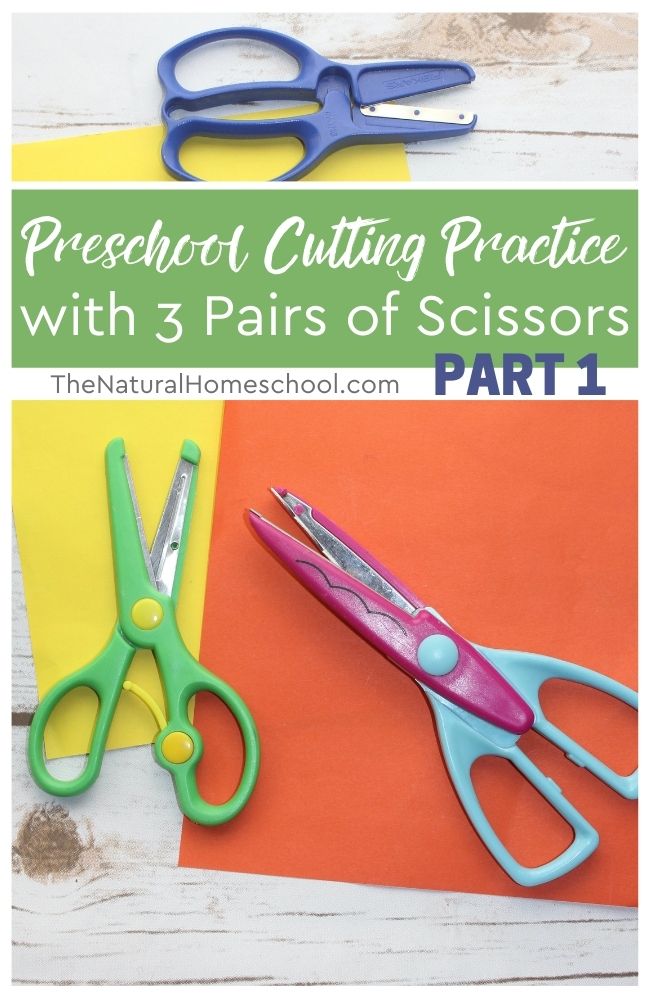 What are the best scissors to start preschool cutting practice? There are some that help children be more successful as they practice their fine motor skills.