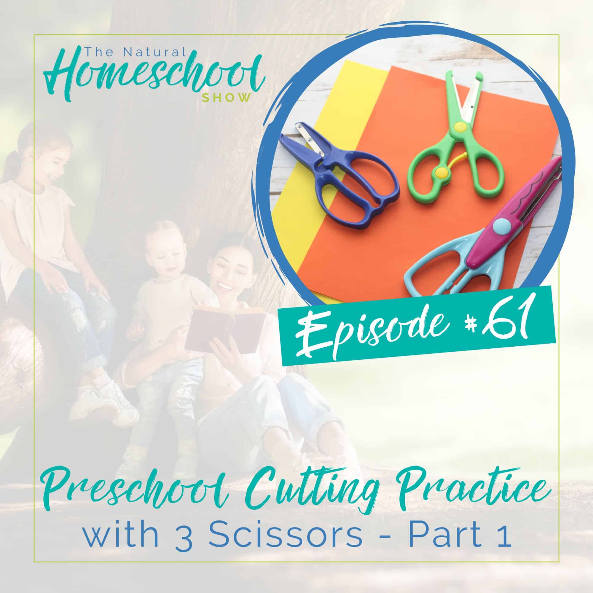 Episode 61: Preschool Cutting Practice with 3 Scissors – Part 1 episode artwork