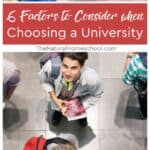 To help you make an informed decision, here are six factors you must take into account when searching for a university.