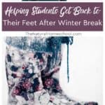 Returning to school after the winter break can be a challenge for some students who may have lost their academic momentum.