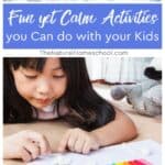 You can encourage calm activities such as them breathing slowly, but you need to make sure that you are providing them with things they love as well.
