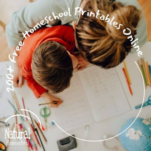 200+ Free Homeschool Printables Online - The Natural Homeschool