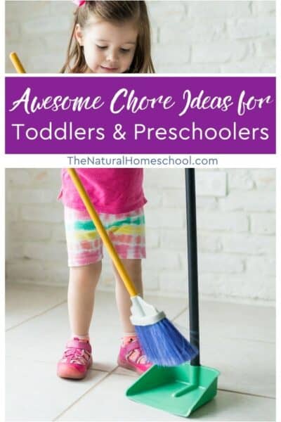 Today, we're going to look at some awesome chore ideas specifically tailored for toddlers and preschoolers.